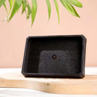 Thickened Frosted Plastic Rectangular Plant Pot Saucer Tray for Indoor Outdoor Use