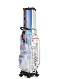 HELIX Iridescent Waterproof Translucent Golf Travel Bag