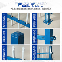 Zinc Steel 3-Beam Security Fence for Outdoor Residential and Farm Use