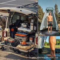 Portable PVC Shower Tray for Outdoor Camping Tent, Foldable Water Storage Pool