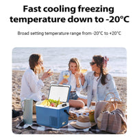 18L Portable Car Refrigerator Freezer for Travel, Breast Milk, and Baby Products