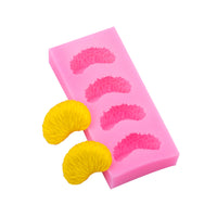 Fruit Series Silicone Molds for Fondant Cake Decoration, DIY Plaster & Clay Crafts - Strawberry, Orange, Blueberry, Raspberry