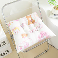 Cartoon Plush Seat Cushion for Office & Classroom - Thickened & Soft