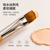 Precision Flat Concealer Brush Set for Blemishes and Tear Troughs
