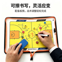 Magnetic Coaching Board for Basketball, Soccer, Volleyball, and Hockey