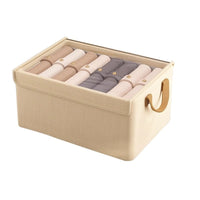 Oxford Fabric Wardrobe Storage Box Clothes Organizer with Compartments