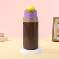 Macaron Color-Block Insulated Water Bottle, Leak-Proof Portable Travel Mug for Commuting