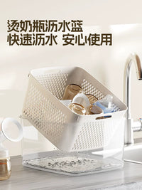 Portable Breast Pump Storage Bag with Drainage Rack for Working Moms