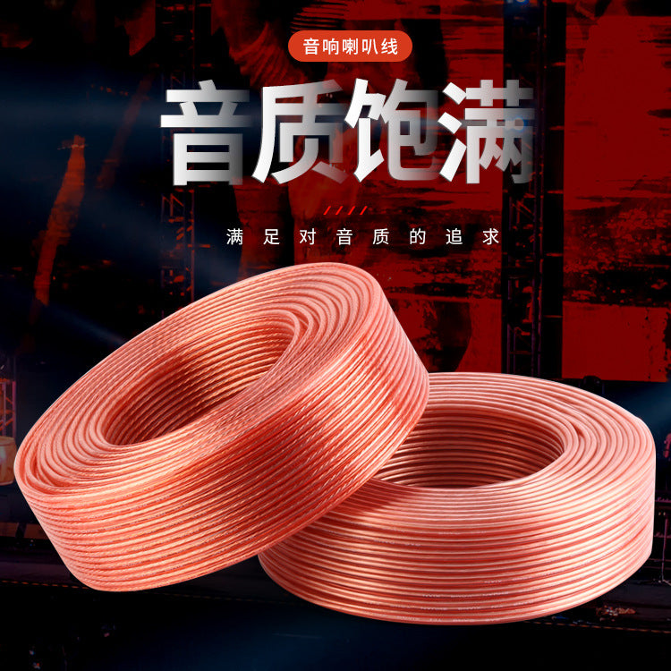 Oxygen-Free Copper Speaker Wire for Home Theater KTV Audio Systems