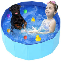 Foldable Pet Swimming Pool & Bath Tub for Dogs and Cats