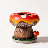 Mushroom Bird Feeder Ashtray Outdoor Garden Decor