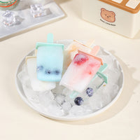 Press-Type Ice Cube Mold with Lid, Food-Grade Ice Maker for Homemade Ice, Household Refrigerator Storage Box