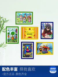 Magnetic Poster Frame for Wall Display - A4/A3/A5/8K Document & Certificate Holder, No-Drill Adhesive Mount