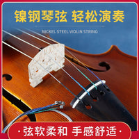 Nickel Steel Violin String Set for 4/4, 3/4, 1/2, 1/4 Size Violins - GDAE Strings