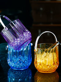 Acrylic Ice Bucket with Tongs for Bar KTV Home Use, 3L/5L