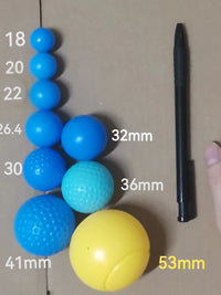 Toy Golf Balls for Children's Backyard Fun and Learning, Unisex Plastic Set