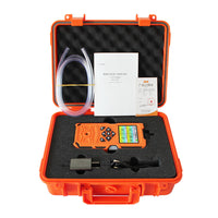 Portable 4-in-1 Combustible Gas, Oxygen, Carbon Monoxide, Hydrogen Sulfide Detector with Pump