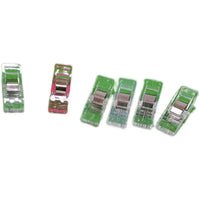 Multipurpose Sewing Clips for Fabric, Crafting, and Binding - Strong Plastic Assorted Colors