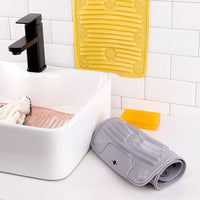 Foldable Silicone Laundry Washboard with Suction Cups for Home Use