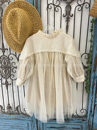Girls' Princess Dress for Spring/Autumn, Elegant Birthday Party Gown for Toddlers and Kids