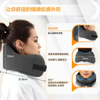 Memory Foam U-Shaped Ergonomic Travel Neck Pillow for Napping and Support