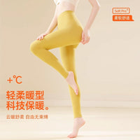 Women's Modal Thermal Leggings with German Velvet Lining, High Waist, Tummy Control, and Antibacterial Properties