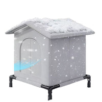 Outdoor Waterproof Insulated Cat House for All Seasons