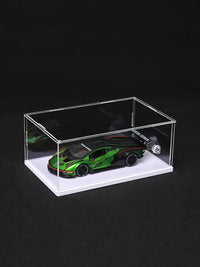 Clear Acrylic Display Case with Opening Door for Collectibles, Building Blocks, and Action Figures