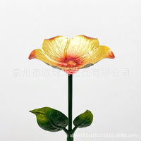 Metal Flower Bird Feeder & Bath for Outdoor Garden Decor