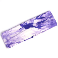 Yoga Tie-Dye Cotton Headband for Sports & Fitness - Sweat-Absorbent & Stylish