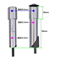 Bicycle Fork Stem Extender Riser for Mountain and Folding Bikes, Adjustable Height 3-8cm