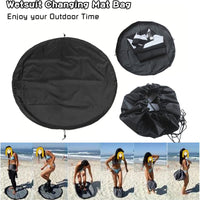 Waterproof Wetsuit Changing Mat & Dry Bag for Beach Surfing Swimming