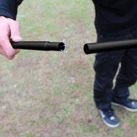 Adjustable 5-Section 2m Tent Awning Support Poles for Outdoor Camping (Set of 2)