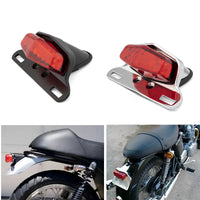 Motorcycle Retro LED Tail Light Brake Light License Plate Holder Assembly