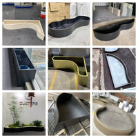 Stainless Steel Planter Box for Patio Garden and Balcony, Corner and Curved Designs