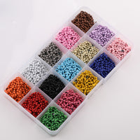 15-Color Boxed Ball Chains for DIY Crafts, Keychains, and Guka Decorations