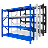 Heavy Duty 3-Layer Warehouse Storage Rack with 200KG Capacity per Shelf
