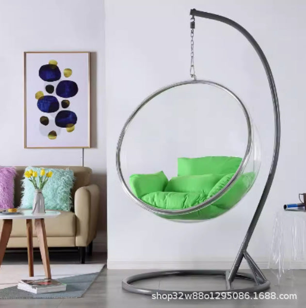 Bubble Chair Indoor Outdoor Hanging Swing Chair with Cushion