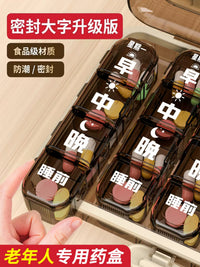 Weekly 7-Day Pill Organizer with 3-Times-Daily Compartments for Seniors