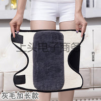 Unisex Thermal Knee Brace with Adjustable Straps and Fleece Lining for Joint Support