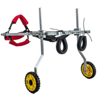 Pet Wheelchair for Dogs and Cats, Hind Leg Support for Rehabilitation and Mobility Assistance