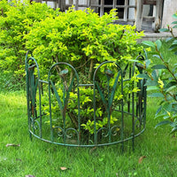 Vintage Iron Plant Support Trellis, Round Climbing Frame for Garden and Outdoor Use