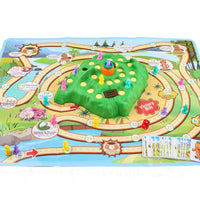 Rabbit and Tortoise Race Board Game for Kids, Interactive Family Desktop Game
