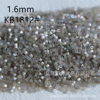 1.6mm Cat Eye Frosted Glass Antique Seed Beads for DIY Jewelry and French Embroidery
