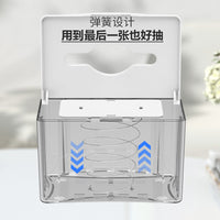 Commercial Countertop Tissue Box with Spring, Large Capacity Dispenser for Restaurants