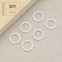 14K Gold Plated Closed Jump Rings for DIY Jewelry Making, Bracelets, Necklaces, Earrings