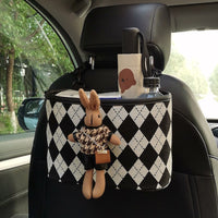 Car Seat Back Organizer with Storage Pockets and Hanging Bag