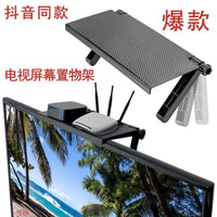 Adjustable Screen Top Shelf for TV Monitor Router Set-Top Box