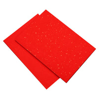 Red Xuan Paper with Gold Flakes for Calligraphy and Paper Cutting, Thickened Half-Ripe Rice Paper