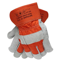 SAFEMAN Junyu 2112 Cowhide Canvas Work Gloves for Welding, Chemical, and Construction